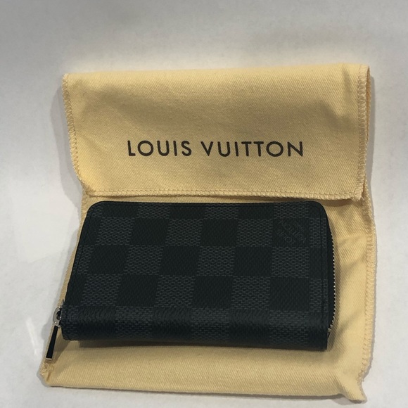 Louis Vuitton Accessories - Damier Graphite Canvas Zippy Coin Purse Vertical